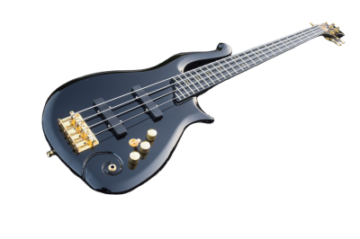 Custom Ember Prince Cloud Jet Black 4 String Bass - Image 6
