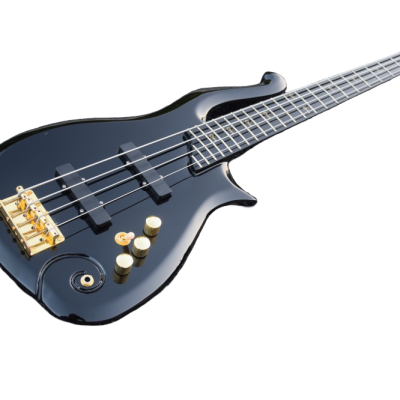 Custom Ember Prince Cloud Jet Black 4 String Bass - Image 6