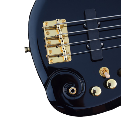Custom Ember Prince Cloud Jet Black 4 String Bass - Image 7
