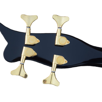 Custom Ember Prince Cloud Jet Black 4 String Bass - Image 10