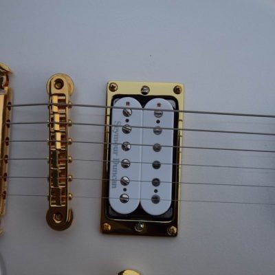 Custom Ember Prince Cloud Pearl White Personalized 6 String Electric Guitar - Image 2