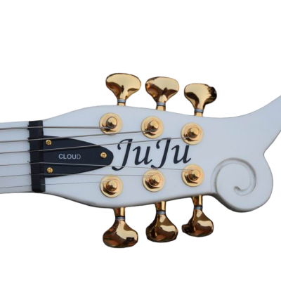 Custom Ember Prince Cloud Pearl White Personalized 6 String Electric Guitar - Image 3