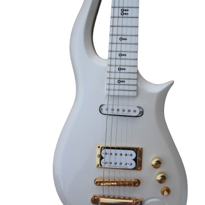 Custom Ember Prince Cloud Pearl White Personalized 6 String Electric Guitar