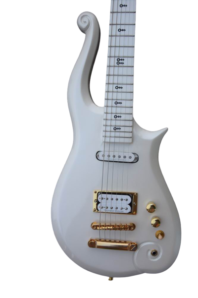 Custom Ember Prince Cloud Pearl White Personalized 6 String Electric Guitar