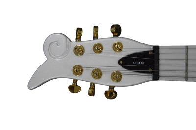 Custom Ember Prince Cloud Pearl White 6 String Electric Guitar - Image 5