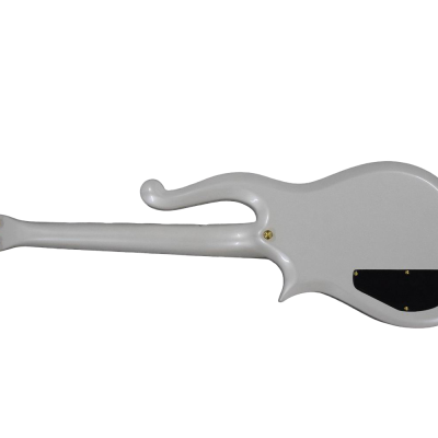 Custom Ember Prince Cloud Pearl White 6 String Electric Guitar - Image 6
