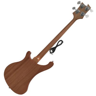 Custom Nova 4003 Natural Finish Cross Inlays 4 String Bass - Image 5