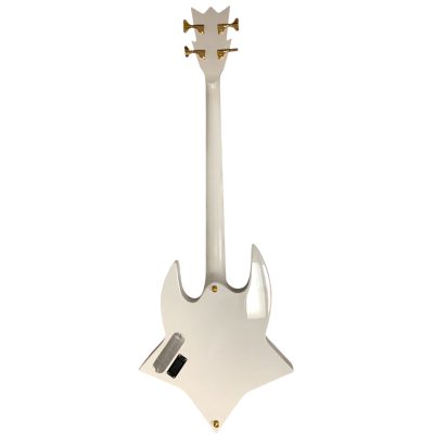 Custom Aurelius Bootsy Pink Crystal Space 4 String LED Bass MEC Pickups Option - Image 10