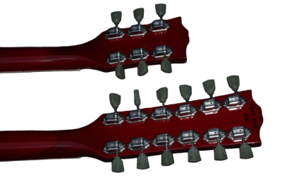 Custom Crown SG Jimmy Page Heritage Cherry Zeppelin Double Neck 12 6 String EDS1275 Guitar - Image 5