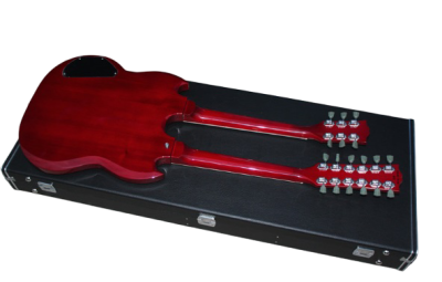 Custom Crown SG Jimmy Page Heritage Cherry Zeppelin Double Neck 12 6 String EDS1275 Guitar - Image 7