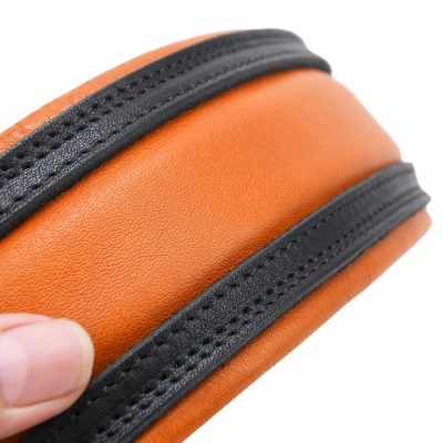 Premium Full-Grain Cowhide Leather Guitar Strap with Padded Shoulder Support - Image 6
