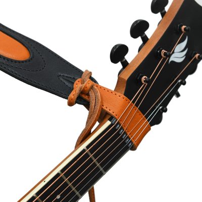 Premium Full-Grain Cowhide Leather Guitar Strap with Padded Shoulder Support - Image 20