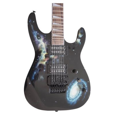 Custom Race Black Soloist SL2H Dan Nebula Galaxy Electric Guitar