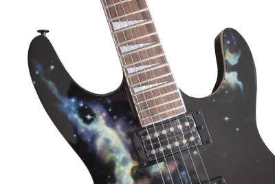 Custom Race Black Soloist SL2H Dan Nebula Galaxy Electric Guitar Floyd Rose Tremolo - Image 8