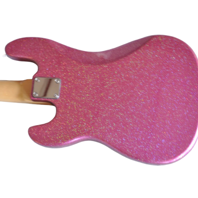 Custom Regent Adam Sparkle Rose 4 String Precision Jazz Bass - Image 6