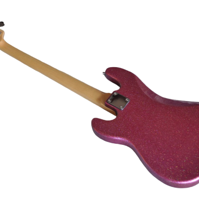 Custom Regent Adam Sparkle Rose 4 String Precision Jazz Bass - Image 8