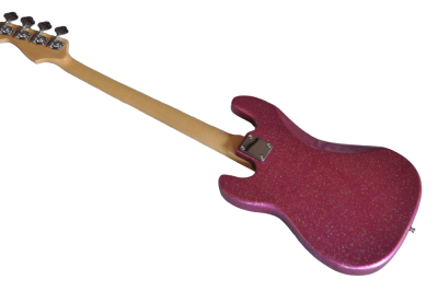 Custom Regent Adam Sparkle Rose 4 String Precision Jazz Bass - Image 9