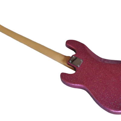 Custom Regent Adam Sparkle Rose 4 String Precision Jazz Bass - Image 9