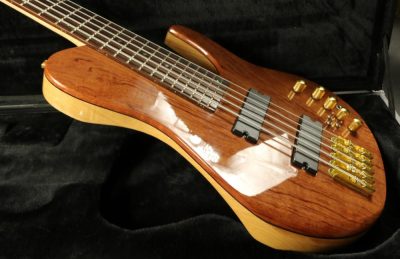 Custom Solis Emperor Single Cutaway Body 5 String Bass - Image 4
