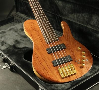 Custom Solis Emperor Single Cutaway Body 5 String Bass - Image 6