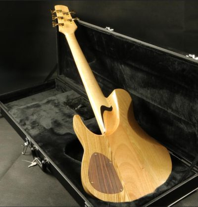 Custom Solis Emperor Single Cutaway Body 5 String Bass - Image 8