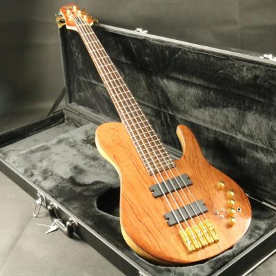 Custom Solis Emperor Single Cutaway Body 5 String Bass - Image 9