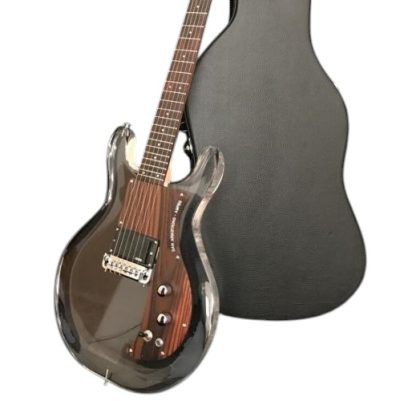 Custom Ametrine Lucite Dan Acrylic Plexiglass 1 Pickup Guitar - Image 4