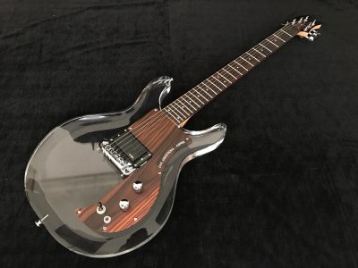Custom Ametrine Lucite Dan Acrylic Plexiglass 1 Pickup Guitar - Image 5