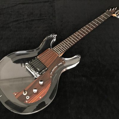 Custom Ametrine Lucite Dan Acrylic Plexiglass 1 Pickup Guitar - Image 5