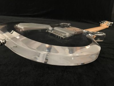 Custom Ametrine Lucite Dan Acrylic Plexiglass 1 Pickup Guitar - Image 7
