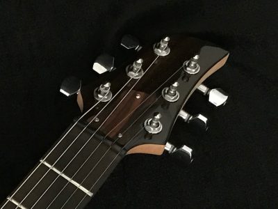 Custom Ametrine Lucite Dan Acrylic Plexiglass 1 Pickup Guitar - Image 11