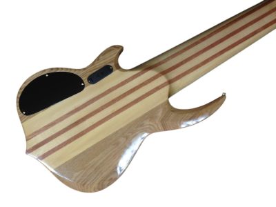 Custom Harlow Sidewinder Red 9 String Bass Guitar - Image 5