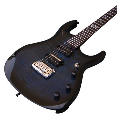 Custom Aether John Tiger Maple Top Blue Burst JP6 Ernie Guitar - Image 3