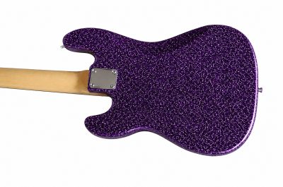 Custom Regent Adam Sparkle Purple 4 String Precision Jazz Bass - Image 5