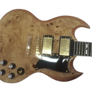 Alternative view of Custom Crown SG Birdseye Humbucker Pickups Fixed Bridge Guitar