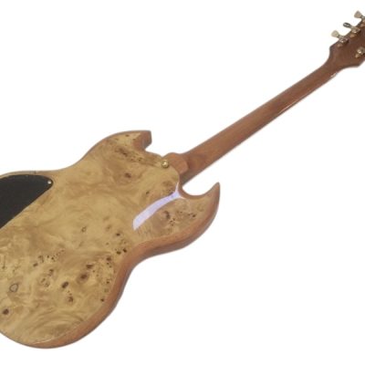 Custom Crown SG Birdseye Humbucker Pickups Fixed Bridge Guitar - Image 4