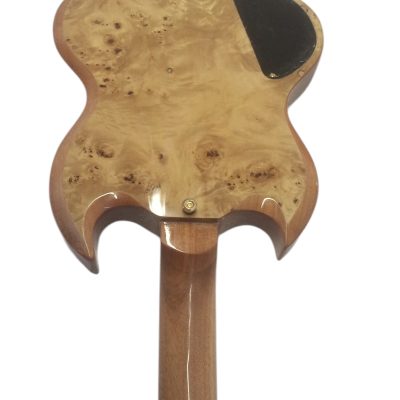 Custom Crown SG Birdseye Humbucker Pickups Fixed Bridge Guitar - Image 5