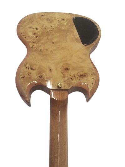 Custom Crown SG Birdseye Humbucker Pickups Fixed Bridge Guitar - Image 5