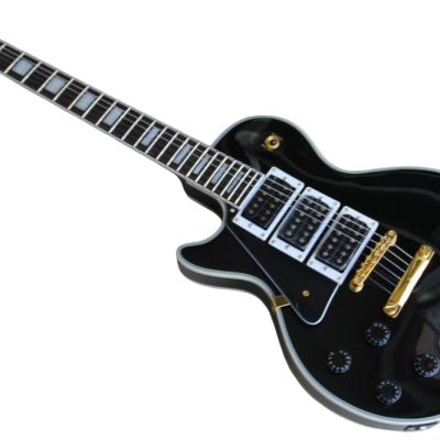 Custom Crown 3 Pickups Frampton Black Beauty Left Handed Guitar - Image 4