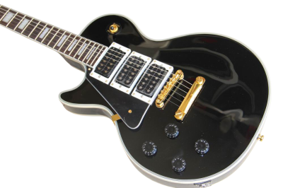 Custom Crown 3 Pickups Frampton Black Beauty Left Handed Guitar