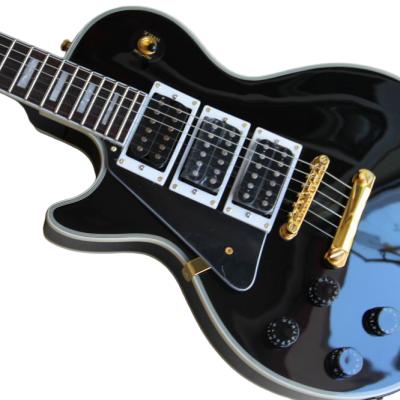Custom Crown 3 Pickups Frampton Black Beauty Left Handed Guitar - Image 5