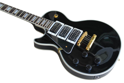 Custom Crown 3 Pickups Frampton Black Beauty Left Handed Guitar - Image 7