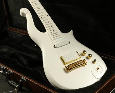 Custom Ember Prince Cloud Pearl White 6 String Electric Guitar - Image 3