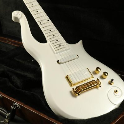 Custom Ember Prince Cloud Pearl White 6 String Electric Guitar - Image 3
