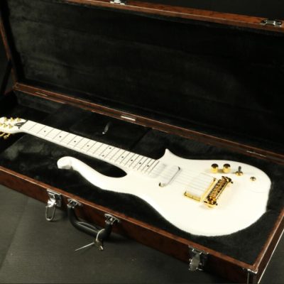 Custom Ember Prince Cloud Pearl White 6 String Electric Guitar - Image 6