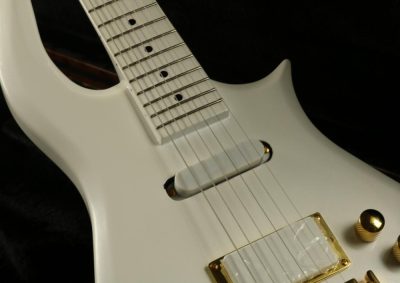 Custom Ember Prince Cloud Pearl White 6 String Electric Guitar - Image 7