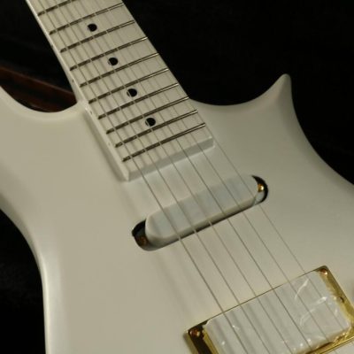 Custom Ember Prince Cloud Pearl White 6 String Electric Guitar - Image 7