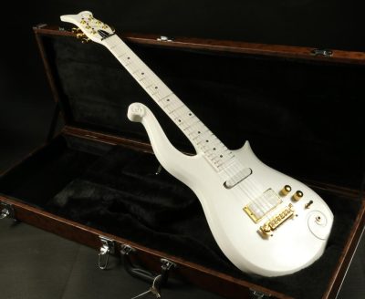 Custom Ember Prince Cloud Pearl White 6 String Electric Guitar - Image 8