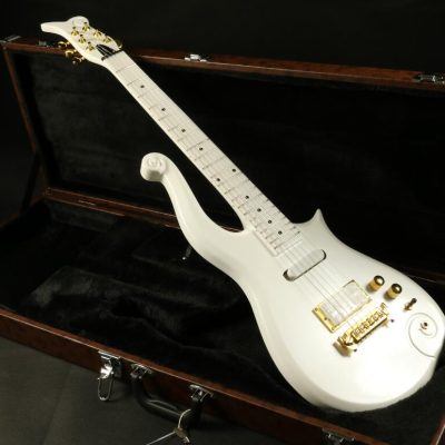 Custom Ember Prince Cloud Pearl White 6 String Electric Guitar - Image 8