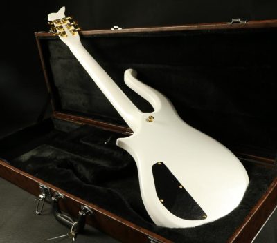 Custom Ember Prince Cloud Pearl White 6 String Electric Guitar - Image 9